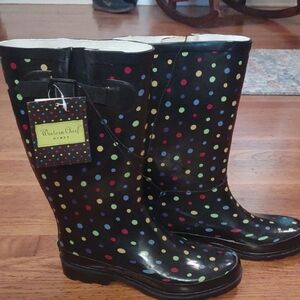 Western Chief Multicolor Dot Women's Rain Boots